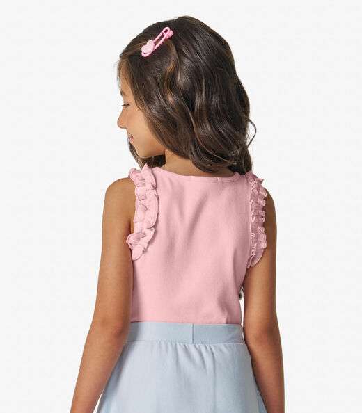 Regata Infantil feminina em Ribana 2x1 Trick Nick Rosa