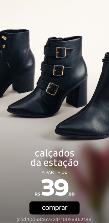Calçados da Estação a partir de R$39,99