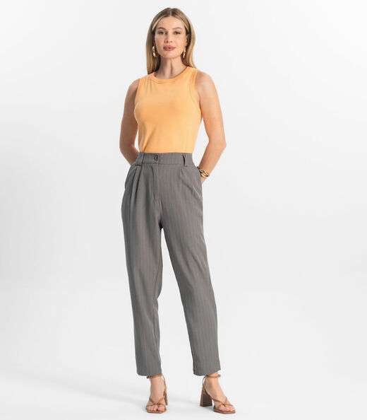 Regata Básica Feminina em Cotton Leve Rovitex Laranja