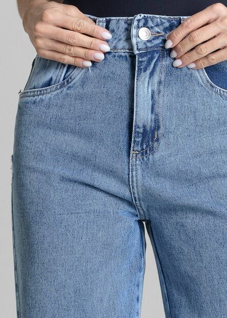 Calça Jeans Sawary Wide Leg - 282697
