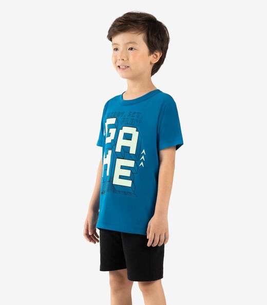 Image_Conjunto Infantil Camiseta Com Bermuda Rovi kids Azul