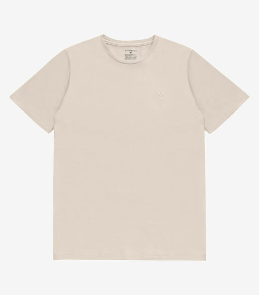 Camiseta Masculina Básica Diametro Bege