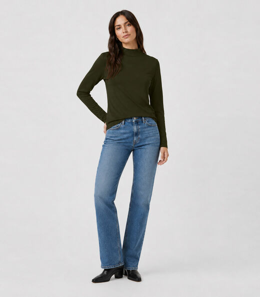 Blusa Manga Longa Básica Select Verde