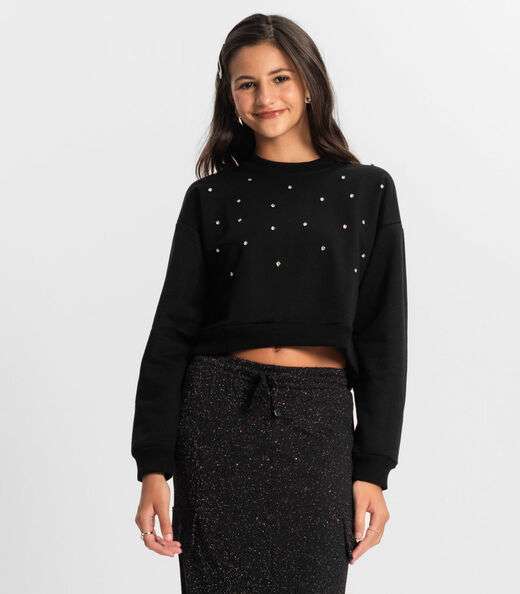 Image_Blusão Juvenil Feminino Em Moletom Minty Preto