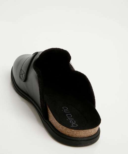 Mule Feminino Fivela Bico Redondo Beira Rio