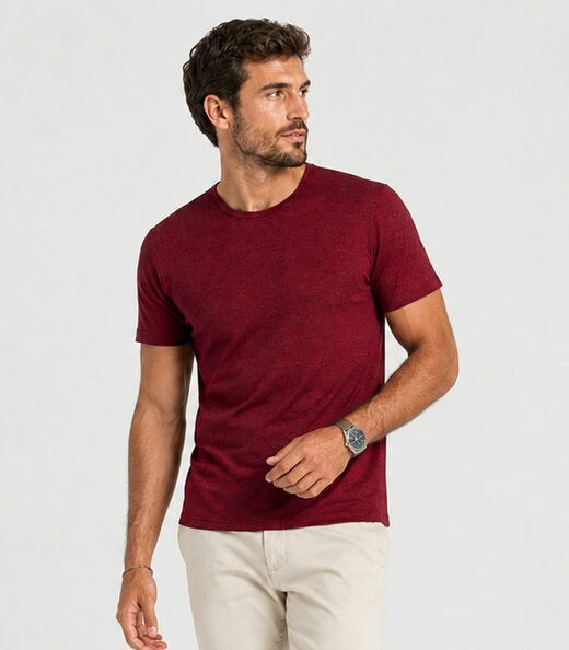Image_Camiseta Masculina Básica Em Malha Rover Select Vermelho