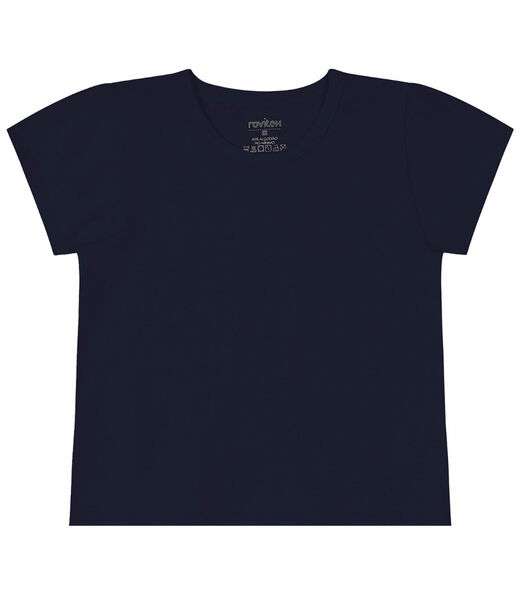 Image_Blusa Básica Infantil Feminina Rovitex Kids Azul