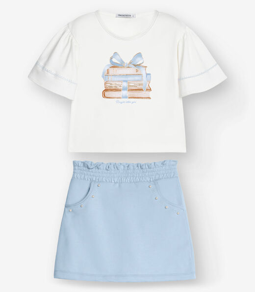 Image_Conjunto Blusa com Shorts Saia Trick Nick Branco