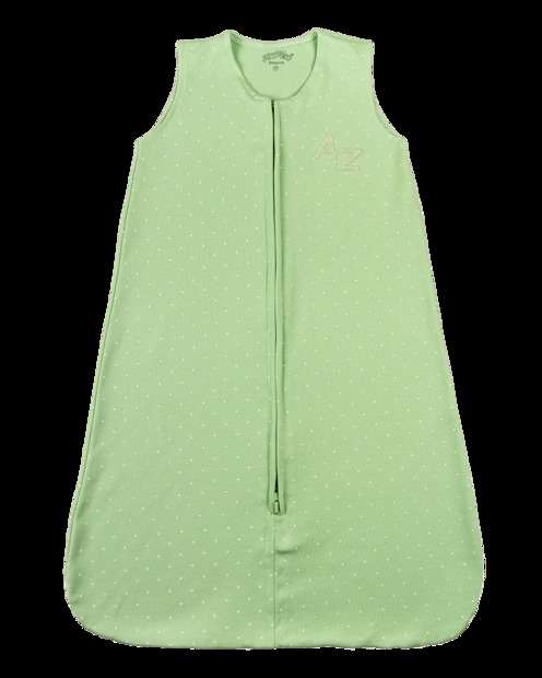 Casulo de Bebê Suedine Estampado Bolinhas - Verde