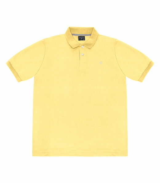 Polo Masculina Básica Diametro Amarelo