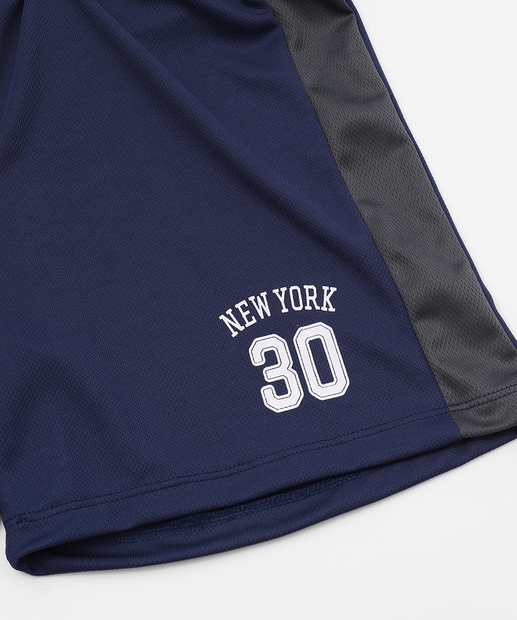 Bermuda Juvenil Basquete Marisa Tam 10 a 16 Azul