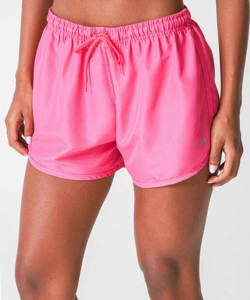 Short Feminino Fitness Amarração Marisa Rosa