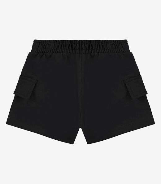 Shorts Saia Infantil Rovitex Kids Preto