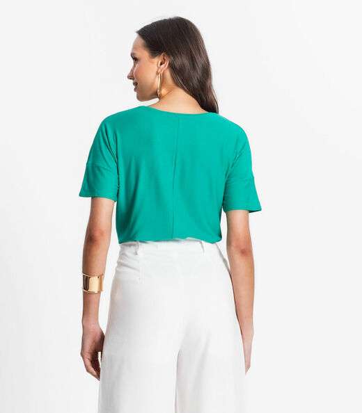 Blusa Feminina Em Viscose Endless Verde
