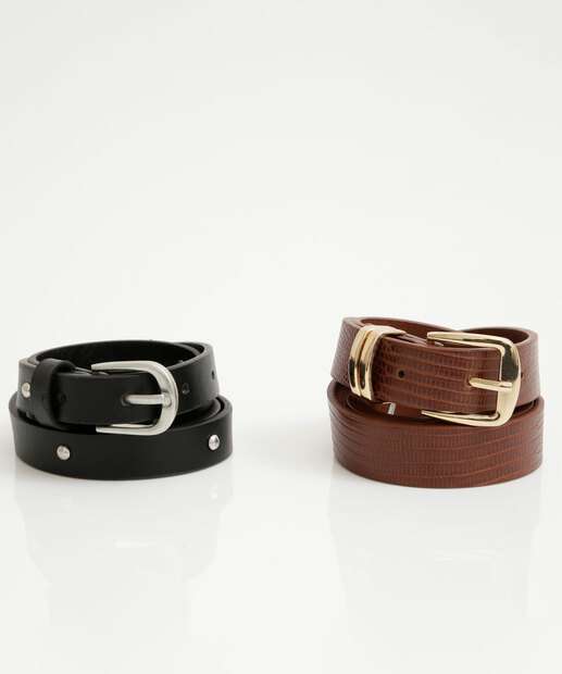 Image_Kit 2 Cintos Feminino Fivela Marisa