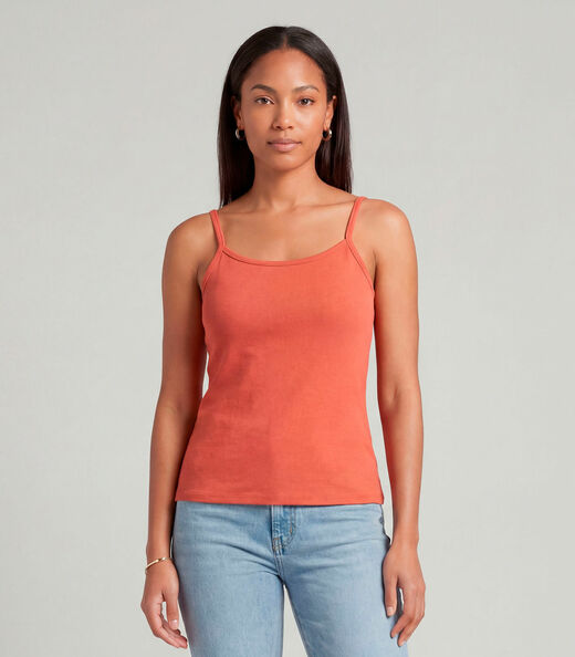 Blusa Feminina Com Alça  Fina Infinita Cor Vermelho