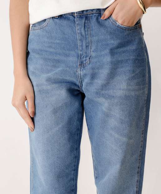 Calça Jeans Mom Feminina