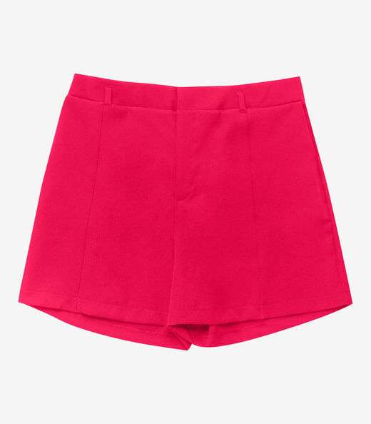 Shorts Feminino Alfaiate Secret Glam Vermelho
