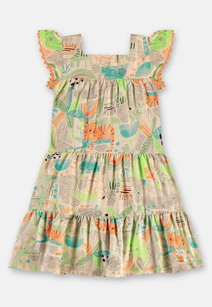 Vestido Infantil em Algodão Flamê Up Baby