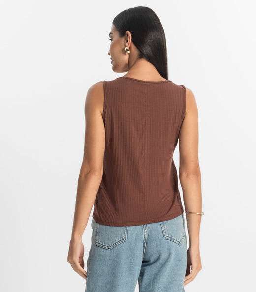 Regata Feminina Select Marrom