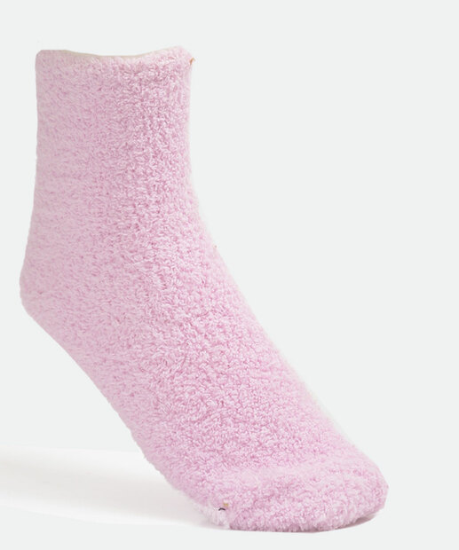 Kit 2 Pares Meias Cano Médio Feminina Chenille Marisa