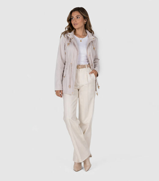 Image_Parka Feminina Peluciada Impermeável Sea Surf Bege