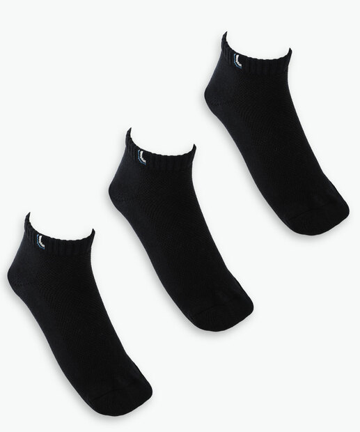 Image_Kit 3 Pares Meias Cano Curto Masculina Lupo Preto