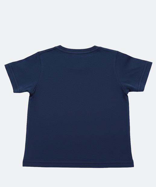 Conjunto Infantil Dinossauro MR Tam 1 a 3 Azul