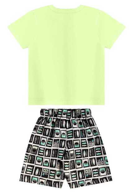 Conjunto Camiseta e Bermuda Bee Loop
