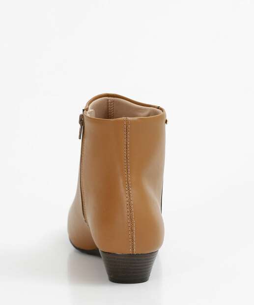 Bota Feminina Cano Curto Bico Redondo Modare