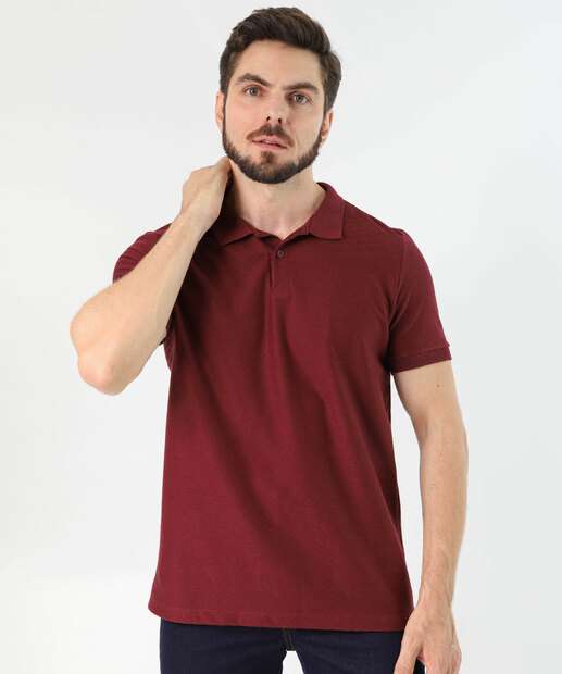 Image_Polo Masculina Manga Curta Marisa Vinho
