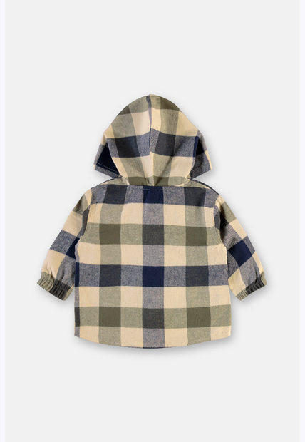 Conjunto Bebê Jaqueta Xadrez Up Baby