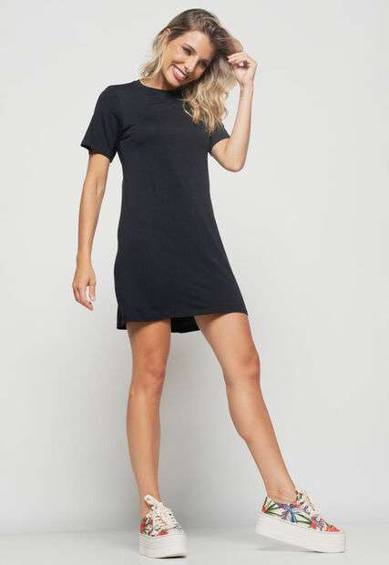 Image_Vestido  Curto Gola Redonda Preto Salvatore Fashion