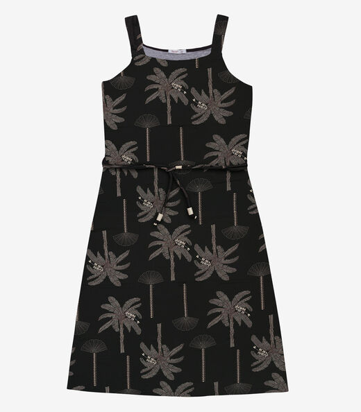 Vestido Midi Secret Glam Preto