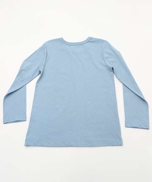 Camiseta Infantil Homem Aranha Marvel Tam 4 a 10 Azul