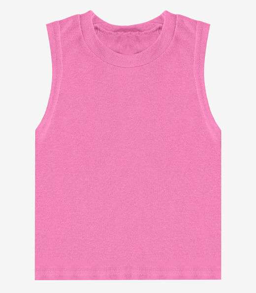 Regata Básica Infantil Lisa Soletex Rosa