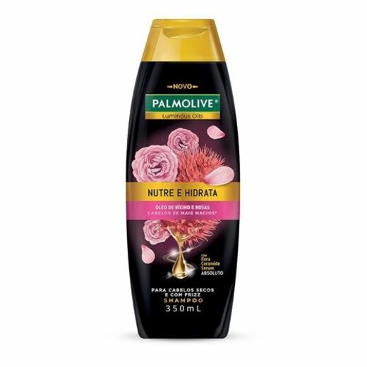 Image_Shampoo Palmolive Óleo Rícino e Óleo de Rosas 350ml