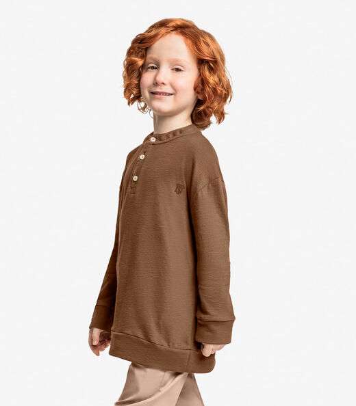 Blusão Infantil Trick Nick Marrom