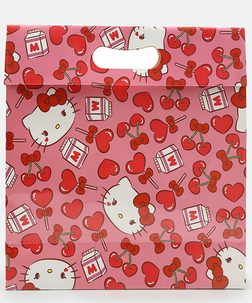 Embalagem Presente Sacola Hello Kitty Sanrio Rosa