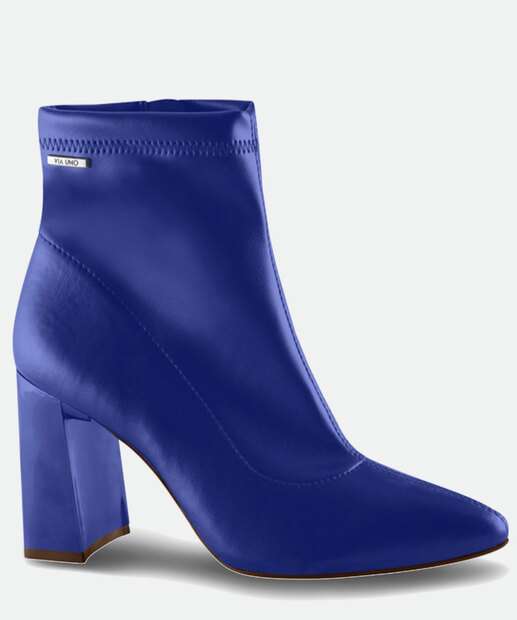 Bota Feminina Cano Curto Salto Grosso Via Uno 