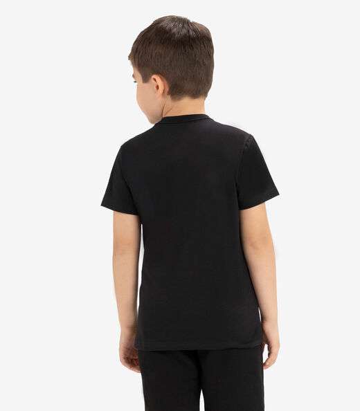 Camiseta Infantil Masculina Básica Rovi Kids Preto