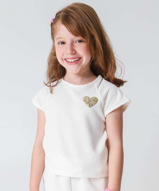 Image_Blusa Infantil Textura Marisa Tam 4 a 10 Off White