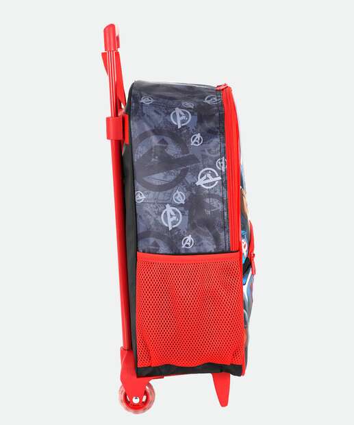 Mochila Mala Com Rodas Infantil Vingadores Marvel