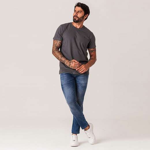 Calça Jeans Skinny Masculina Zune