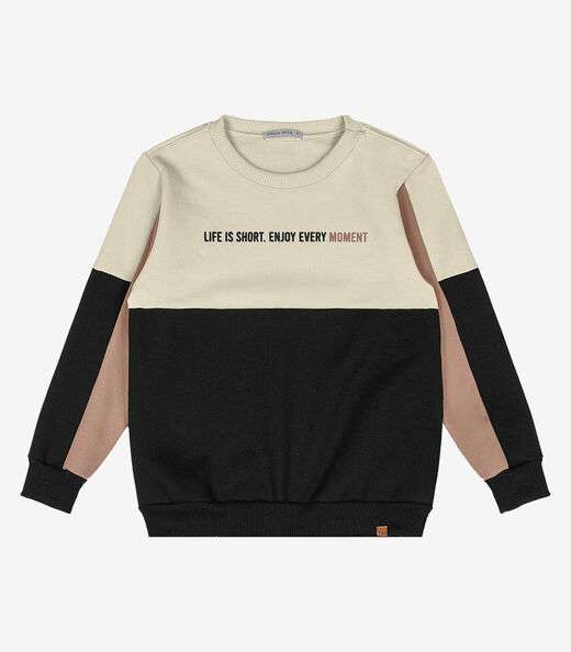 Blusão Infantil Masculino Trick Nick Bege