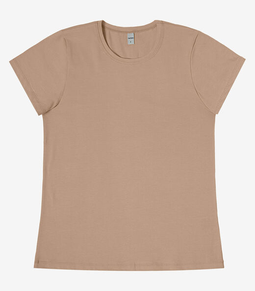 Image_Blusa Feminina Cotton Leve B?sica Rovitex Marrom