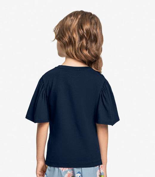 Blusa Infantil Feminina Trick Nick Azul