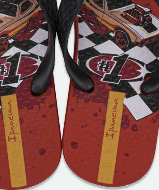 Chinelo Ipanema Infantil Hot Wheels