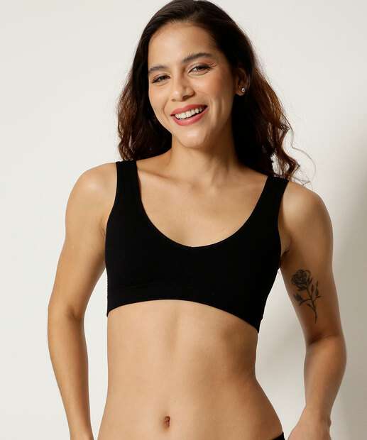 Kit 2 Sutiãs Top Com Bojo Marisa