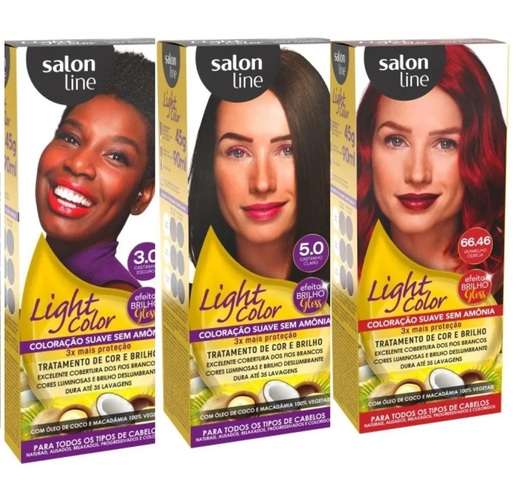 Tintura Salon Line Light Color Cor:5.0 Castanho Claro